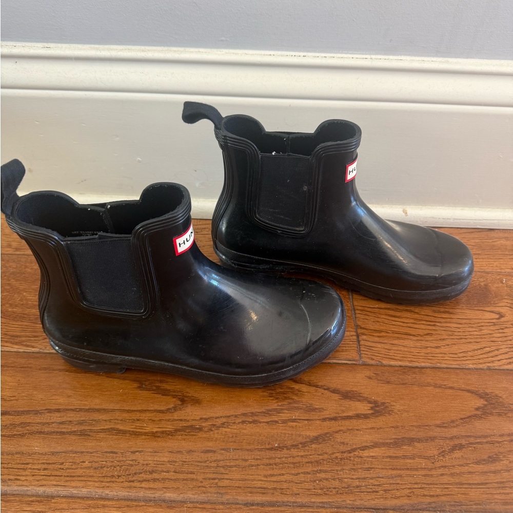 Black Hunter Chelsea Rain Boot - Picture 3 of 3